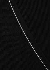 Tailor-made Black Button-Down Knit Cardigan
