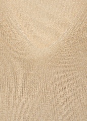 Factory Direct Beige V-Neck Knit Sweater