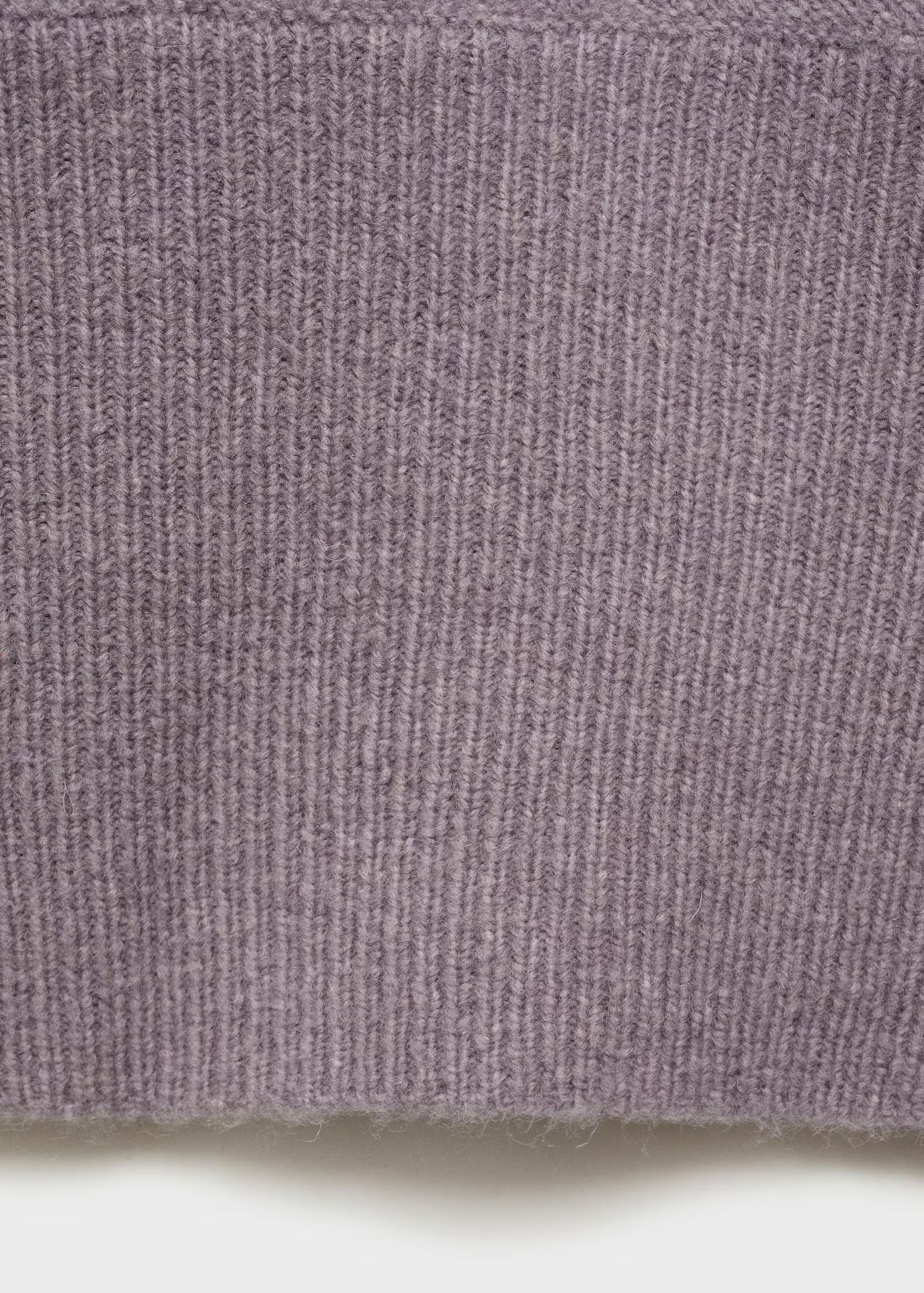 Personalized Lavender Off-Shoulder Knit Sweater