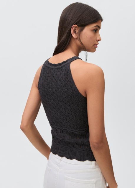 OEM Crocheted Halter Top Vest – Customizable, Wholesale Orders, Bulk Manufacturing | Jubaodi