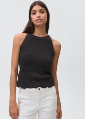 OEM Crocheted Halter Top Vest – Customizable, Wholesale Orders, Bulk Manufacturing | Jubaodi