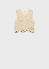 Custom Factory Crocheted Lace Sleeveless Top – Wholesale, Bulk Orders, Tailored Designs | Jubaodi