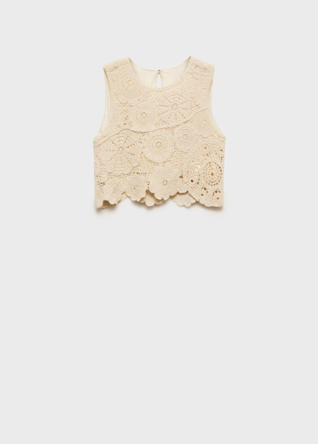 Custom Factory Crocheted Lace Sleeveless Top – Wholesale, Bulk Orders, Tailored Designs | Jubaodi