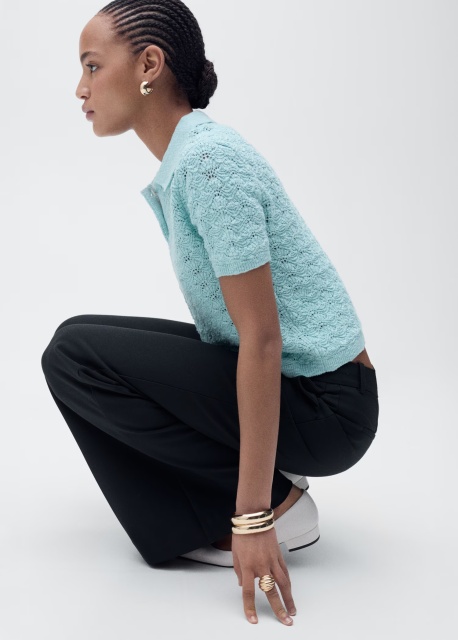 Custom knit Lace Polo Shirt – Wholesale, Bulk Orders, Customizable Designs | Jubaodi