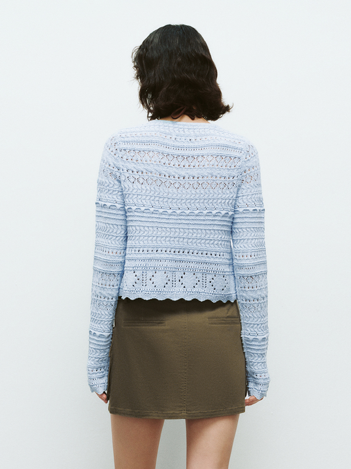 Custom Casual Floral Embroidered Tie-Knit Crochet Cardigan – Wholesale B2B Manufacturing & ODM Services