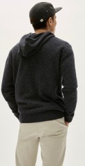 Custom Design Classic Pullover Hoodie in Navy | Wholesale & OEM Customizable Apparel | Jubaodi