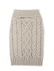 Wholesale Custom Cozy Cable Knit Dog Sweater – Stylish, Comfortable Winter Wear for B2B Product