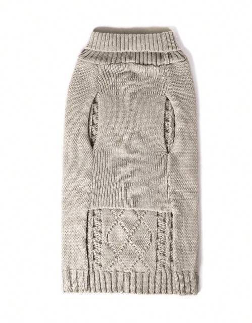Wholesale Custom Cozy Cable Knit Dog Sweater – Stylish, Comfortable Winter Wear for B2B Product