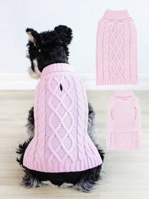 Wholesale Custom Cozy Cable Knit Dog Sweater – Stylish, Comfortable Winter Wear for B2B Product