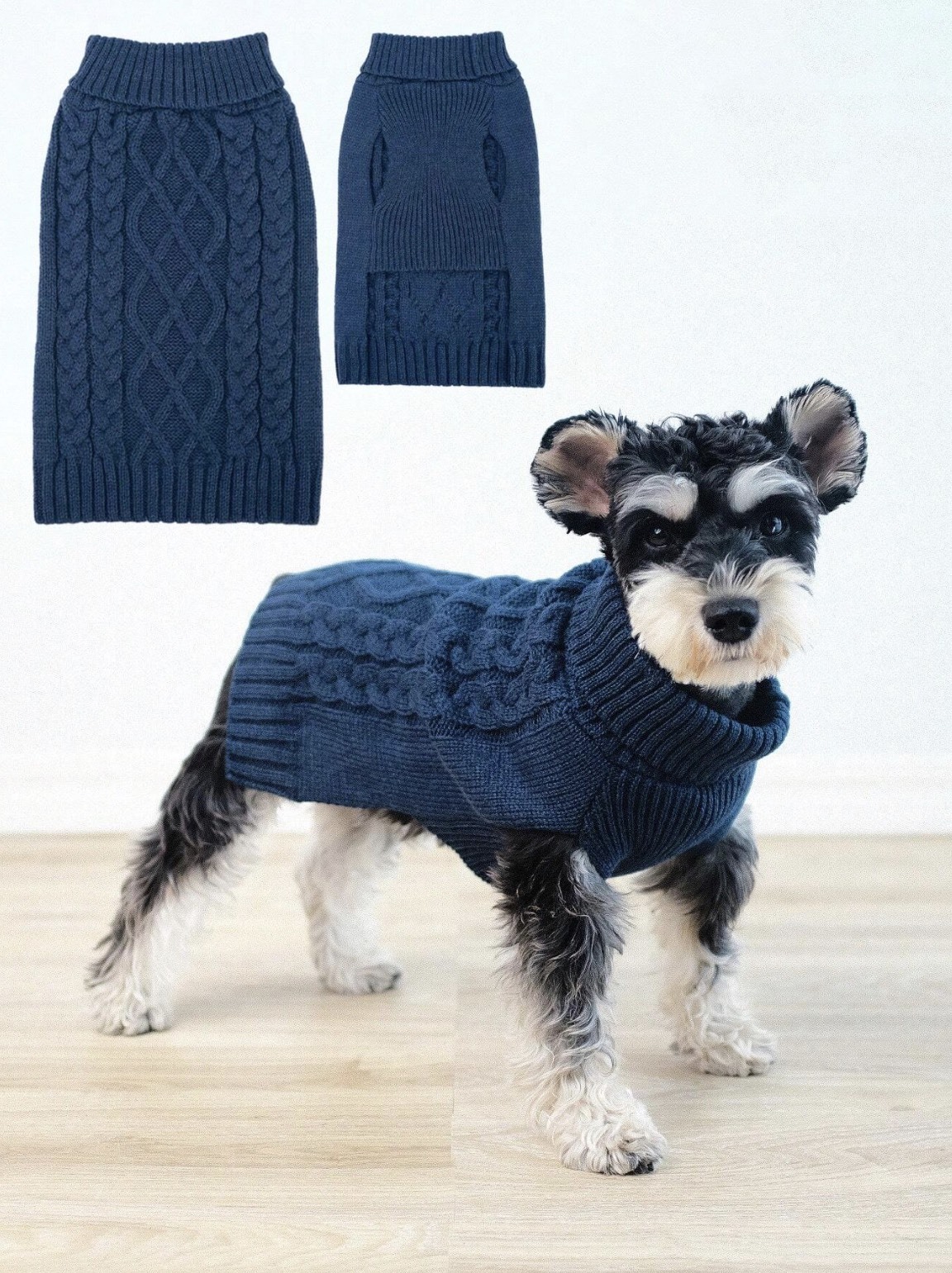Wholesale Custom Cozy Cable Knit Dog Sweater – Stylish, Comfortable Winter Wear for B2B Product