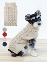 Wholesale Custom Cozy Cable Knit Dog Sweater – Stylish, Comfortable Winter Wear for B2B Product