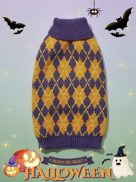 Wholesale ODM Halloween-Themed Knit Dog Sweater – Cozy & Festive Pet Wear for B2B Orders