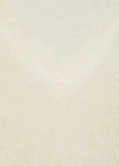 Wholesale Custom Women's Off-Shoulder Two-Piece Knit Sweater in Cream – Stylish and Comfortable for B2B