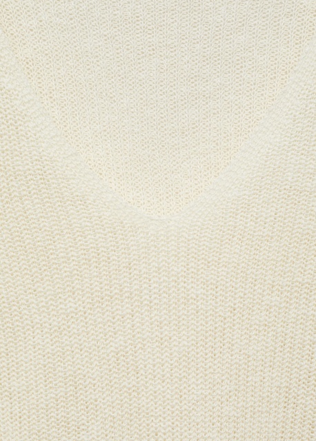 Wholesale Custom Women's Off-Shoulder Two-Piece Knit Sweater in Cream – Stylish and Comfortable for B2B