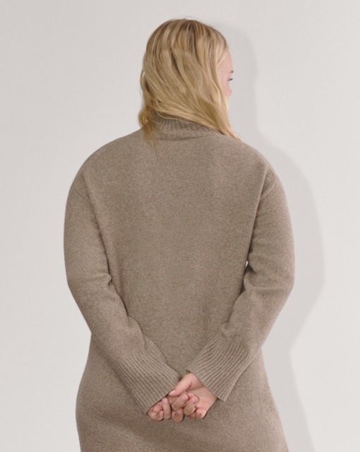 Customized Cozy Knit Turtleneck Sweater Dress | Wholesale & OEM Manufacturer | Jubaodi