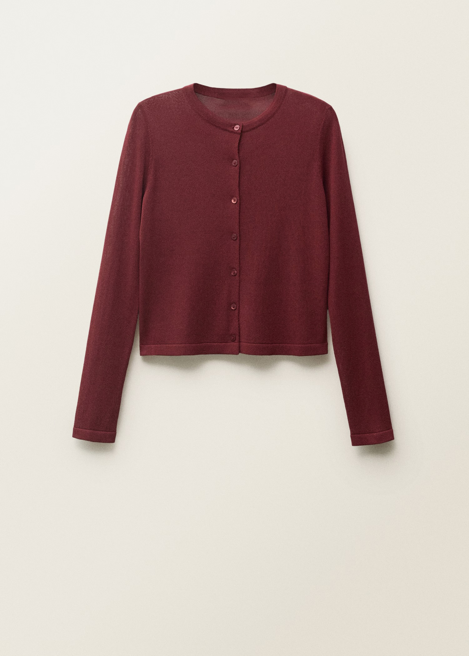 OEM Casual Burgundy Cardigan and Set | Wholesale & Custom Apparel by Jubaodi