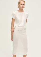 Custom Elegant White Sequin Top and Skirt Set | Wholesale & OEM Apparel by Jubaodi