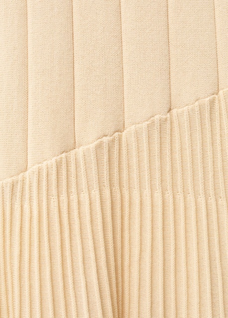 Custom Chic Beige Ribbed Knit Maxi Dress | Wholesale & OEM Apparel by Jubaodi
