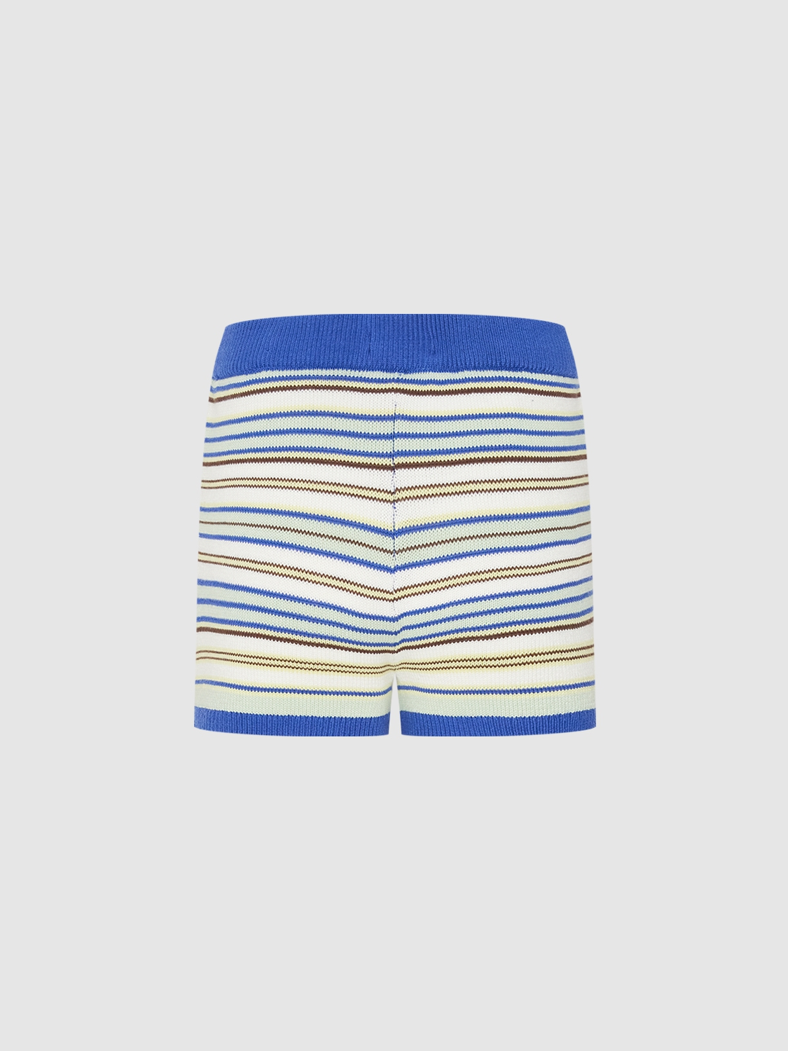 Custom Striped Knit Sweater and Drawstring Shorts Set | Wholesale & OEM Apparel by Jubaodi