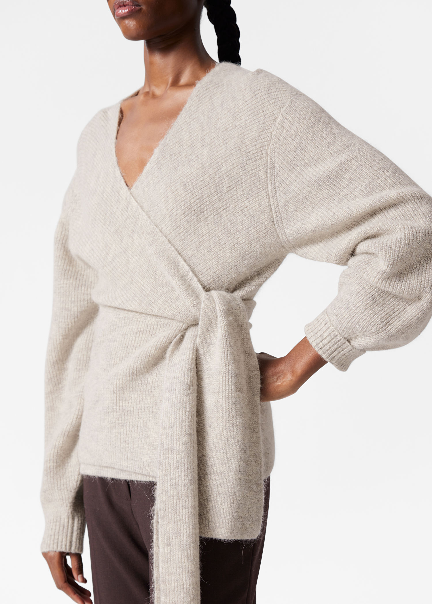 Tailor-Made Luxurious Wrap Wool-Blend Cardigan – Customizable Wholesale, Bulk Manufacturing & Fashion Design Solutions