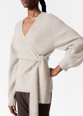 Tailor-Made Luxurious Wrap Wool-Blend Cardigan – Customizable Wholesale, Bulk Manufacturing & Fashion Design Solutions