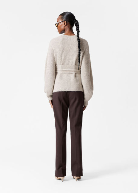 Tailor-Made Luxurious Wrap Wool-Blend Cardigan – Customizable Wholesale, Bulk Manufacturing & Fashion Design Solutions