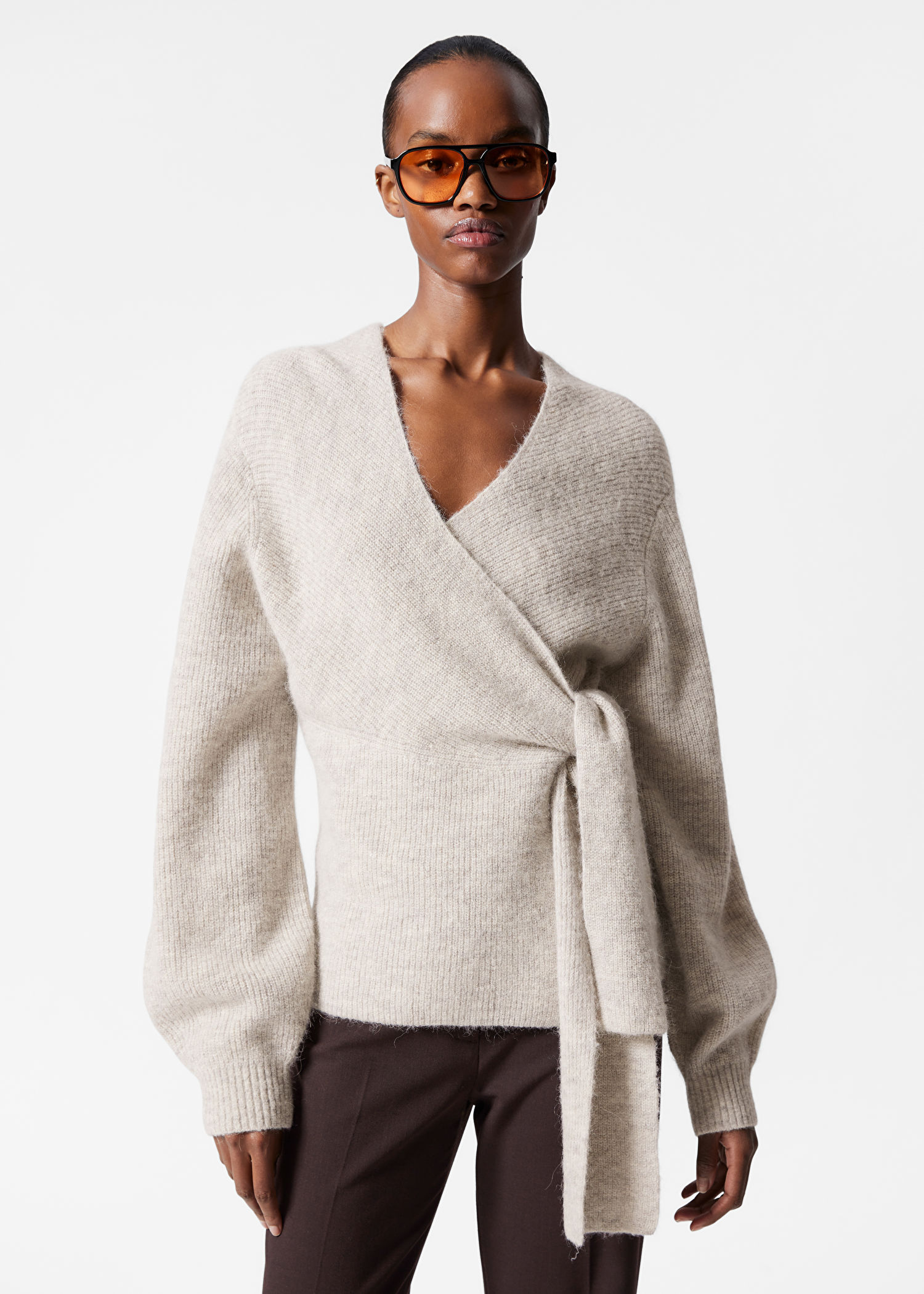 Tailor-Made Luxurious Wrap Wool-Blend Cardigan – Customizable Wholesale, Bulk Manufacturing & Fashion Design Solutions