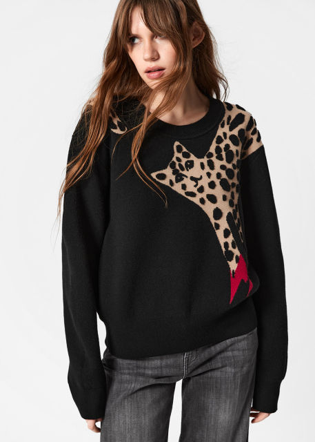 Made-to-Order Statement Leopard Intarsia Wool Sweater – Customizable Wholesale, Bulk Manufacturing & Fashion Design Solutions