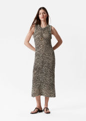 Factory Direct Floral Print Sleeveless Midi Dress – Customizable Wholesale, Bulk Manufacturing & Fashion Design Solutions