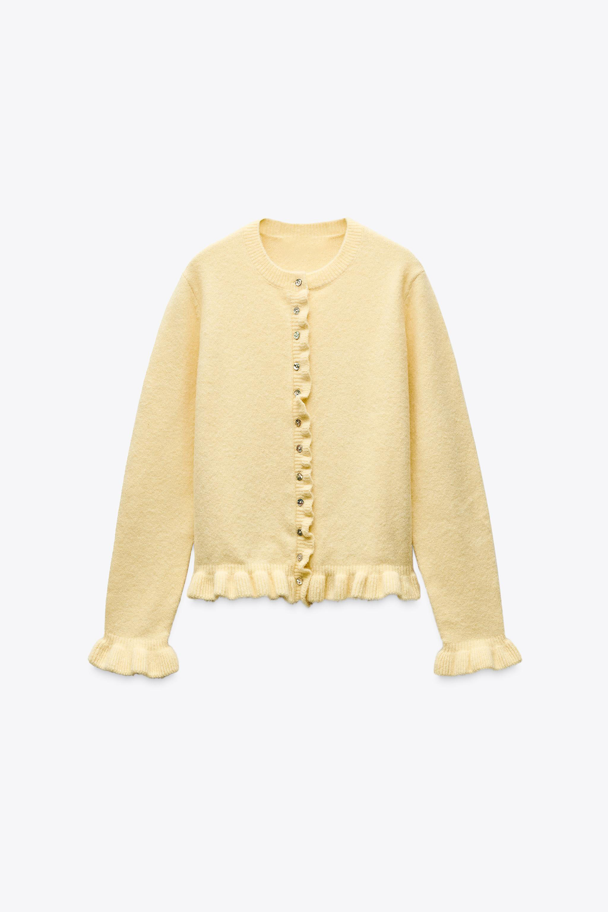 OEM Grey Buttoned Knit Cardigan
