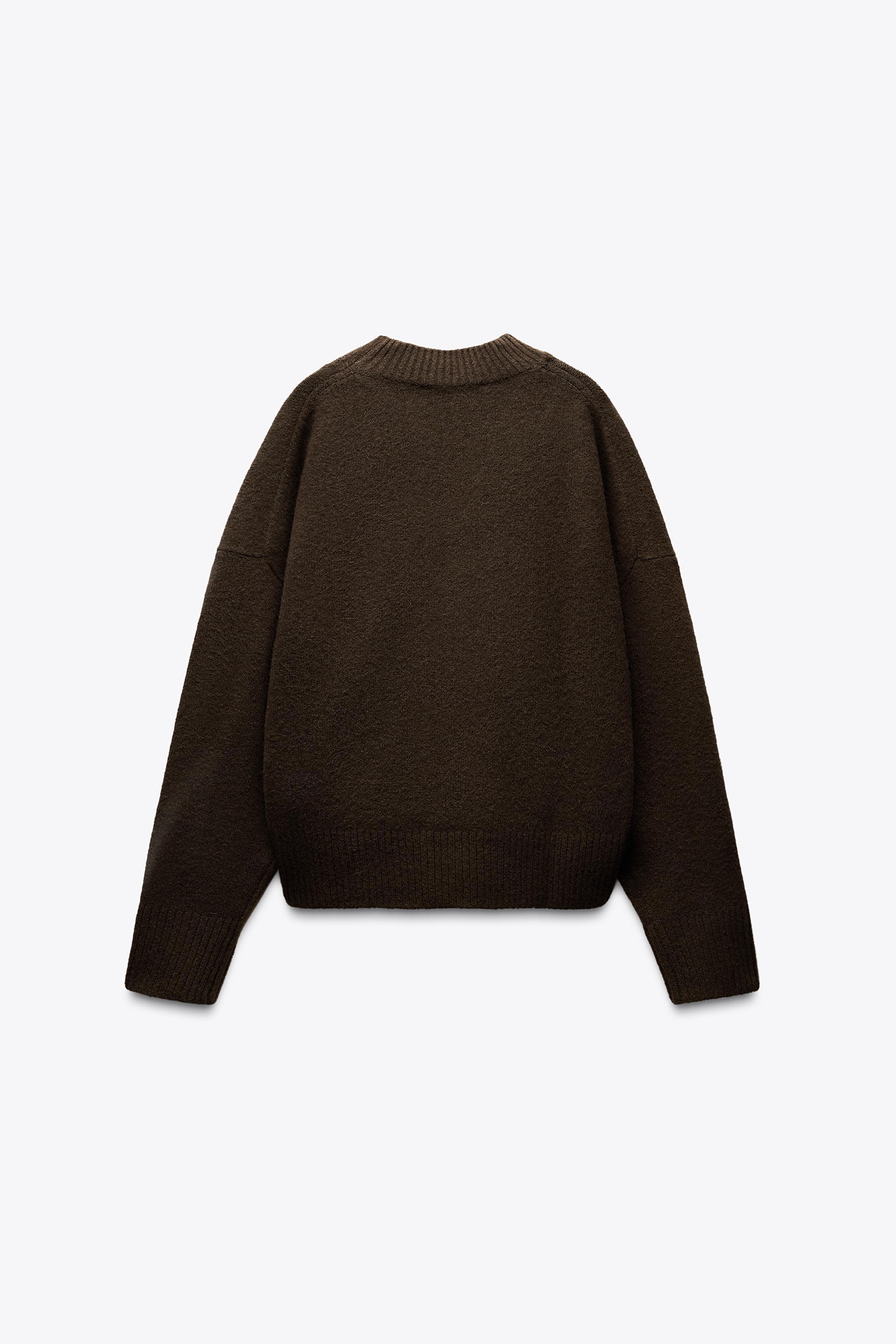 OEM Classic Brown Knit Sweater – Custom Wholesale, Bulk Manufacturing & Custom Design