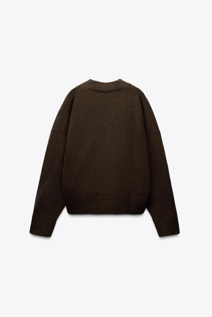 OEM Classic Brown Knit Sweater – Custom Wholesale, Bulk Manufacturing & Custom Design