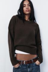 OEM Classic Brown Knit Sweater – Custom Wholesale, Bulk Manufacturing & Custom Design