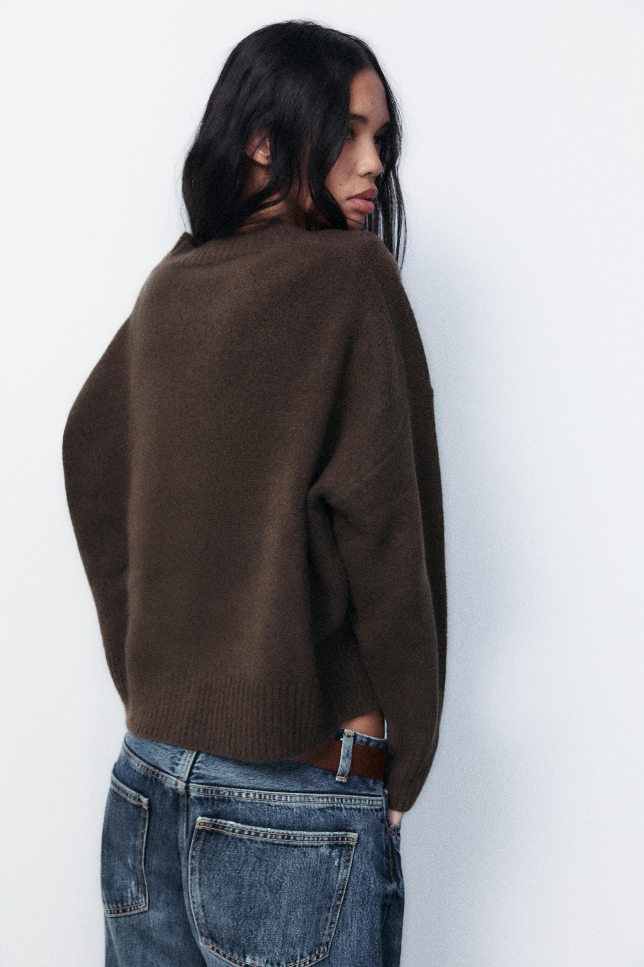 OEM Classic Brown Knit Sweater – Custom Wholesale, Bulk Manufacturing & Custom Design