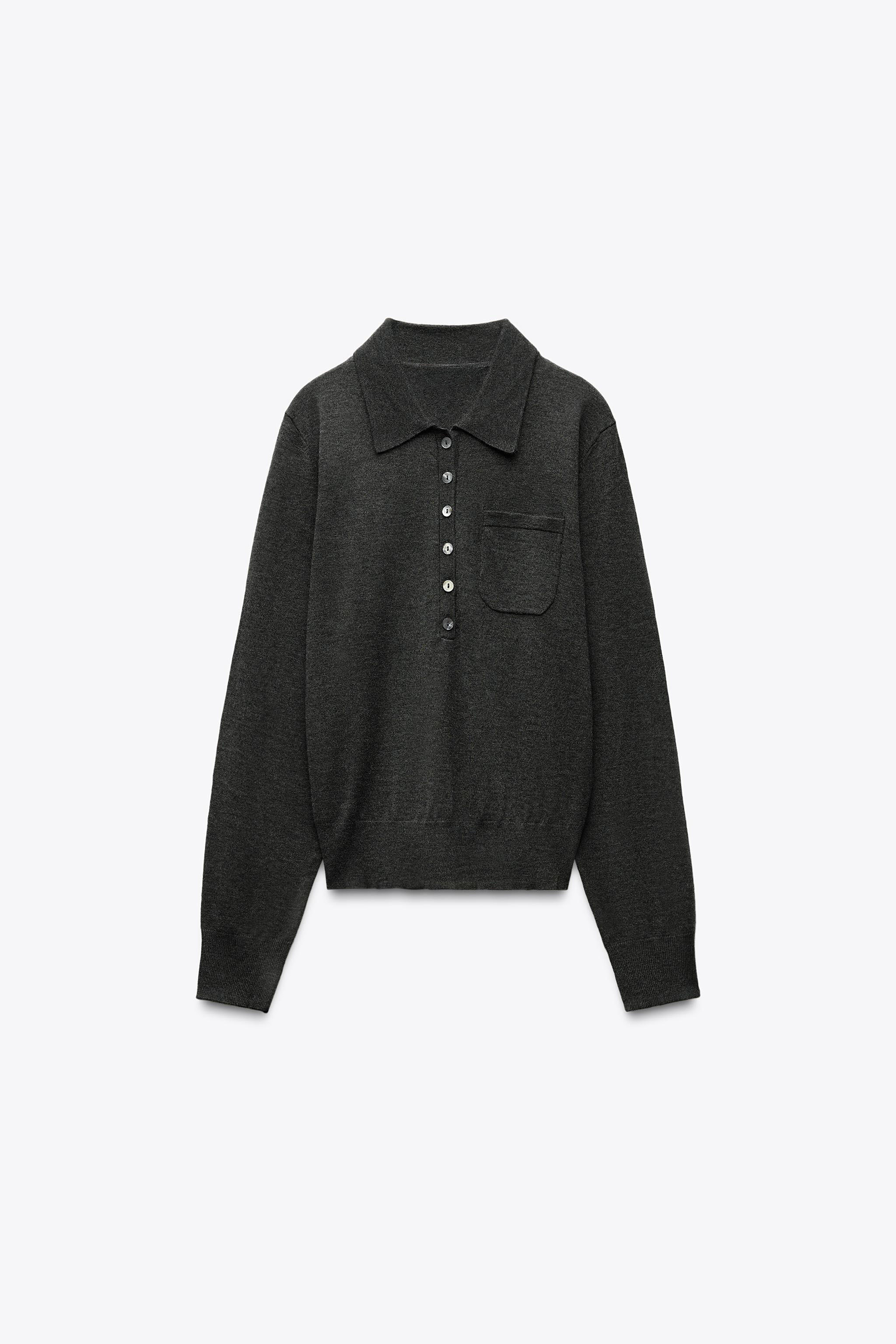 OEM Grey Buttoned Knit Cardigan – Customizable Wholesale, Bulk Manufacturing & Fashion Design