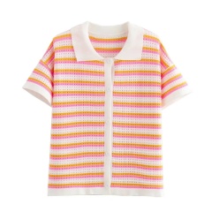 OEM Kids' Colorful Striped Button-Up Shirt – Comfortable Cotton Shirt for Wholesale & Custom Manufacturing