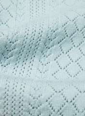 OEM ODM Wholesale Light Blue Knit Tie-Front Cardigan and Skirt Set – Soft, Stylish Two-Piece Set for Wholesale & Custom Manufacturing