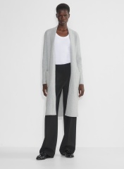 OEM ODM Factory Direct Grey Long Knit Belted Cardigan – Stylish, Comfortable Cardigan for Wholesale & Custom Manufacturing