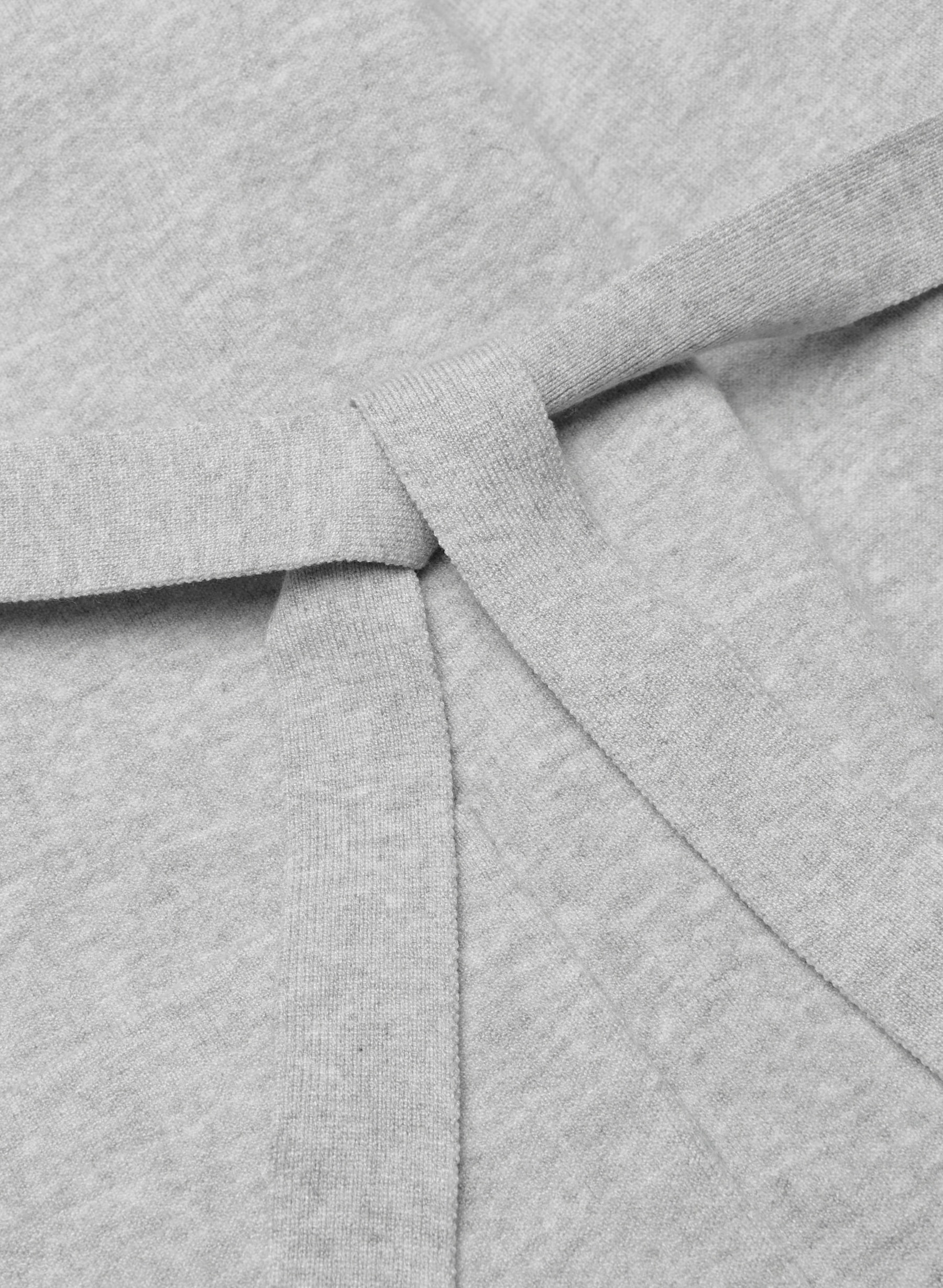 OEM ODM Factory Direct Grey Long Knit Belted Cardigan – Stylish, Comfortable Cardigan for Wholesale & Custom Manufacturing