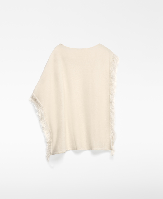 Customizable Fringed Asymmetric Embroidered Poncho Top - Wholesale, Low MOQ, Perfect for Summer Collections
