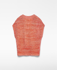 Customizable Coral Knit V-Neck Sleeveless Sweater | Wholesale, Low MOQ, Ideal for Summer Fashion