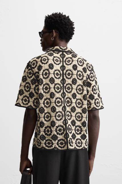 ODM Men’s Casual Printed Short Sleeve Shirt – Customizable Men’s Shirt for Wholesale Retailers
