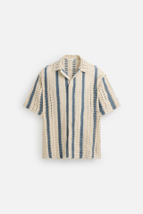 ODM Men’s Casual Printed Short Sleeve Shirt – Customizable Men’s Shirt for Wholesale Retailers
