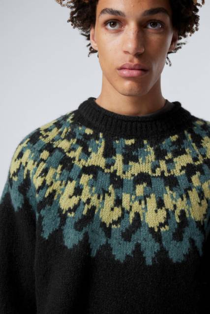 OEM Men’s Colorful Fair Isle Knit Sweater – Wholesale Customizable Sweater for Retailers