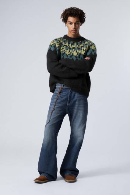 OEM Men’s Colorful Fair Isle Knit Sweater – Wholesale Customizable Sweater for Retailers