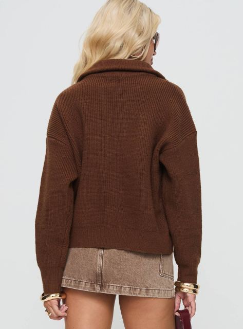 Made-to-Order Women's Zip-Up Pocketed Knit Sweater – Customizable Knit Sweater for Wholesale Retailers