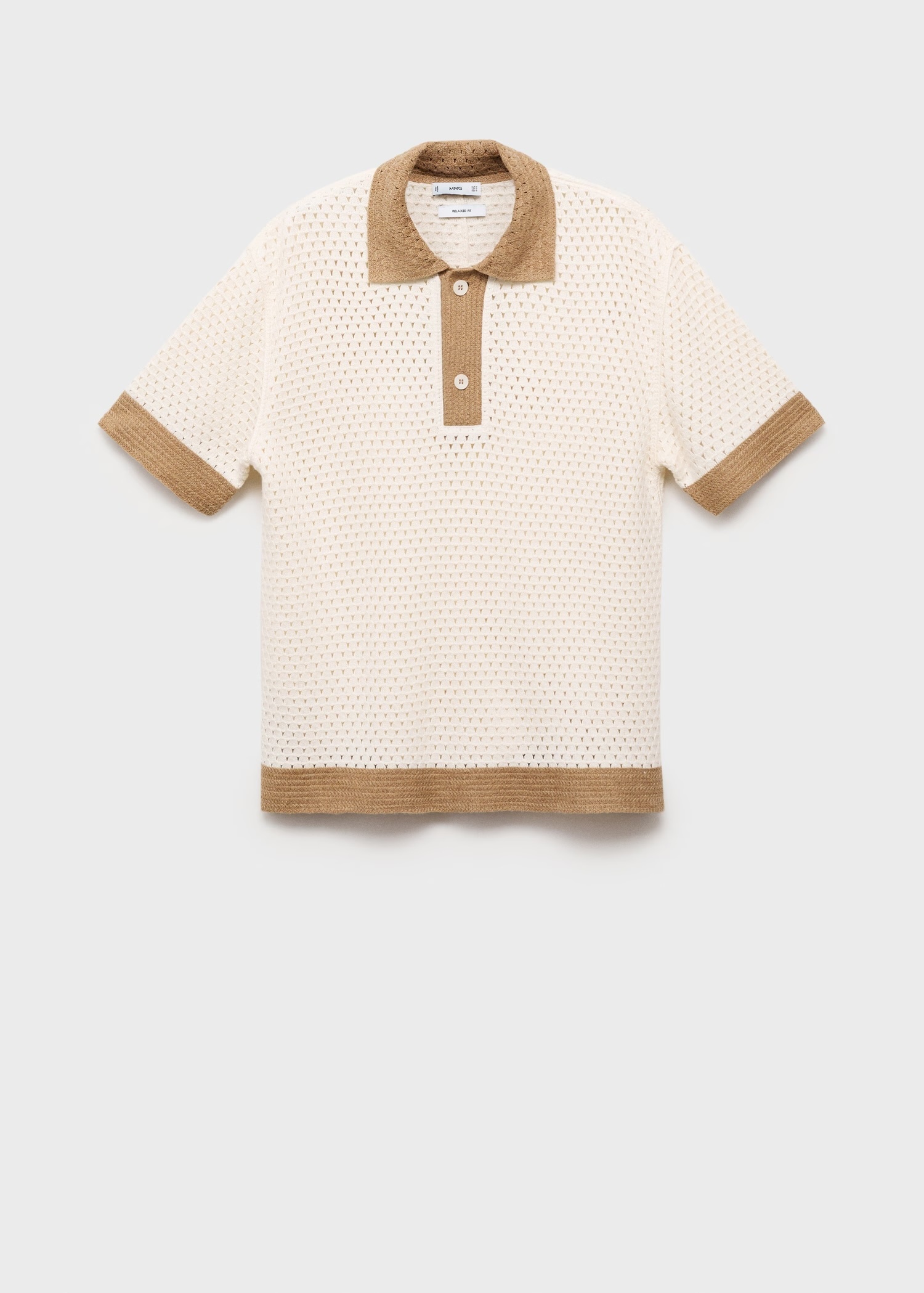 Customize Two-Tone Knit Polo Shirt