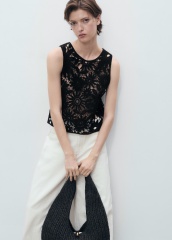 Custom Floral Lace Crochet Top – ODM/OEM Women’s Crochet Top Manufacturer | Jubaodi