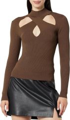 Custom Made-to-Order Striped Ribbed Sleeveless Top in Brown and White – ODM/OEM Women’s Top Manufacturer | Jubaodi