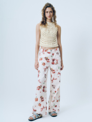 ODM  Crochet Cherry Motif Top